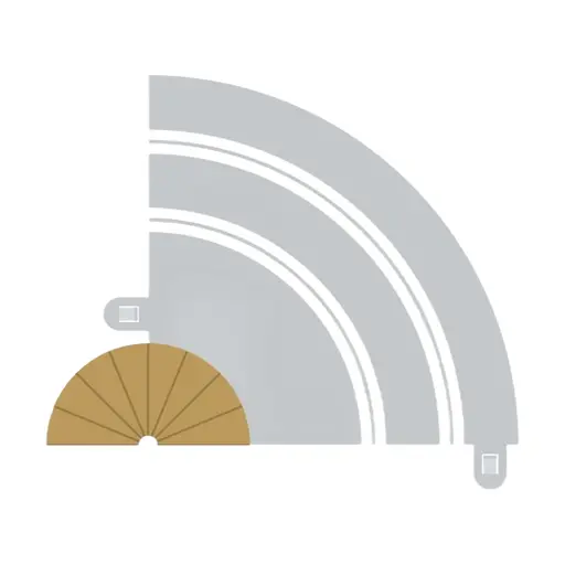 [SCC8279] Voie Courbe - Scalextric - C8279 - Echelle 1/32