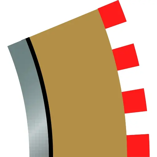 [SCC8280] Bordure extérieur courbe - SCALEXTRIC - C8280 - 1/32