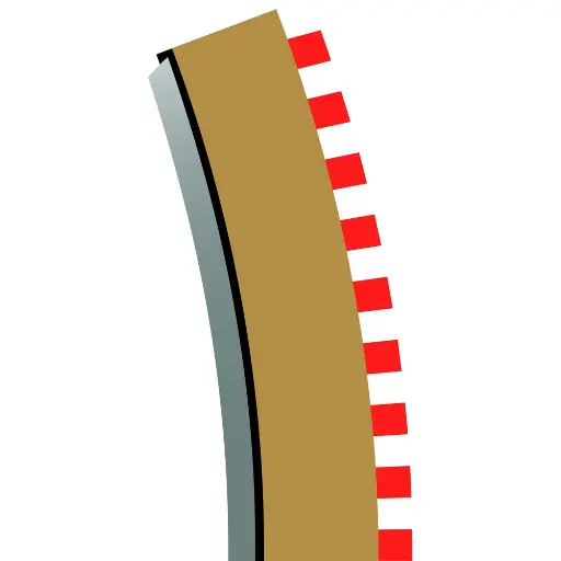 [SCC8282] Voie Courbe - SCALEXTRIC - C8282 - 1/32