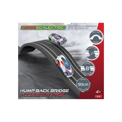 [SCG8049] Pack accessoires de voies - Scalextric G8049 - Pour micro ponts à bosse