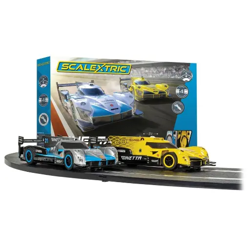 [SCC1412M] Coffret de circuit Ginetta Racers - Scalextric C1412M - I 1/32 - Analogique