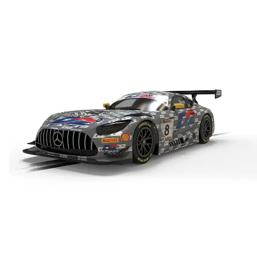 [SCH4496] Voiture Analogique - Mercedes AMG GT3 - RAM Racing - D2 - Scalextric CH4496 - Super Slot - Echelle I 1/32