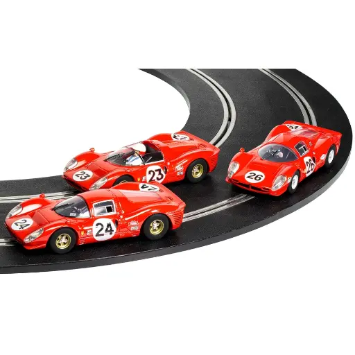 [SCH4391A] Pack Triple 1967 Daytona 24 - SCALEXTRIC 4391A - 1/32 - Super Slot