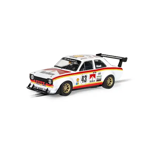 [SCH4421] Voiture Analogique - Ford Escort MK1 RSR - Léa Wood - Scalextric CH4421 - Super Slot - I: 1/32