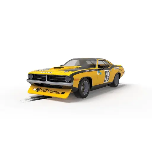 [SCH4345] Voiture Analogique - Chrysler Hemicuda - Lémans 1975 - Scalextric CH4345 - Super Slot - Echelle I: 1/32