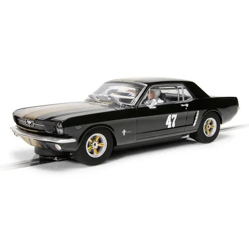 [SCH4405] Voiture Analogique - Ford Mustang - Noir et Or - Scalextric CH4405 - Super Slot - I: 1/32