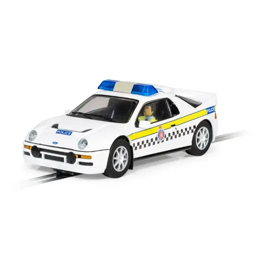 [SCH4341] Voiture Analogique Ford RS200 édition Police - SCALEXTRIC 4341 - 1/32 - Super Slot