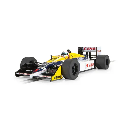 [SCH4508] Williams FW11B - Grand Prix de Grande-Bretagne 1987 - Nigel Mansell rallye et monoplace - SuperSlot H4508 - 1/32 - Analogique