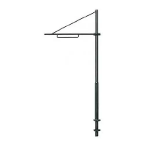 [SO107] Mât moderne de pleine voie avec potence - Sommerfeldt 107 - HO 1/87 - hauteur 96 mm