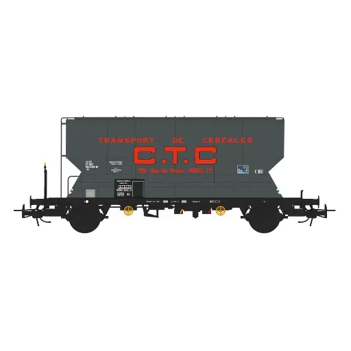 [SUSUD933208] Wagon céréalier CTC - Sudexpress SUD933208 - HO 1/87 - SNCF - EP III - 2R