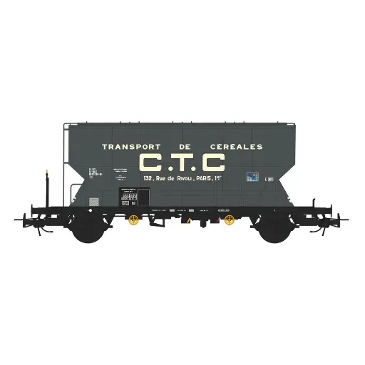 [SUSUD933206] Wagon céréalier CTC - Sudexpress SUD933206 - HO 1/87 - SNCF - EP III - 2R