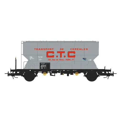 [SUSUD933203] Wagon céréalier CTC - Sudexpress SUD933203 - HO 1/87 - SNCF - EP III - 2R