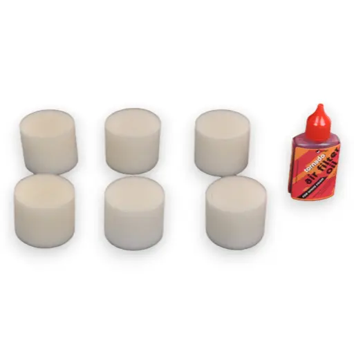 [J19002-01] Kit 6 Mousses & Huile 35ML - T2M / Tornado J19002/01 - 1/8