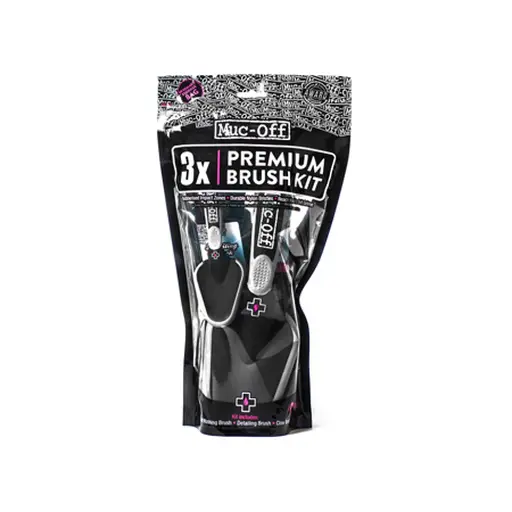 [MCO220] Set 3 Brosses Nettoyage - T2M / Muc-Off MCO220 - Toutes Echelles