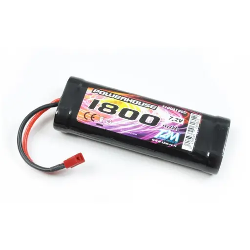 [T1006180D] Accus 7.2V NiMh 1800mah - T2M T1006180D Pour RC Pirate Invader-Ninja-Crusher