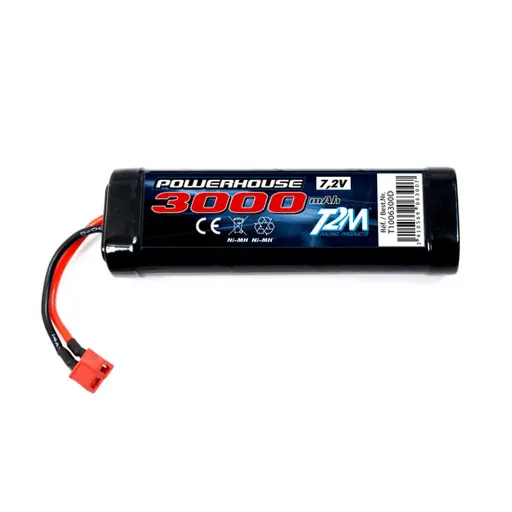 [T1006300D] Accus 7.2V NiMh 3000mah - T2M T1006300D Câble AWG 12