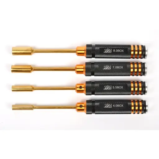 [T422544] Set 4 Tournevis à Douilles | T2M T422544 | 8.0-7.0-5.5-4.0 mm