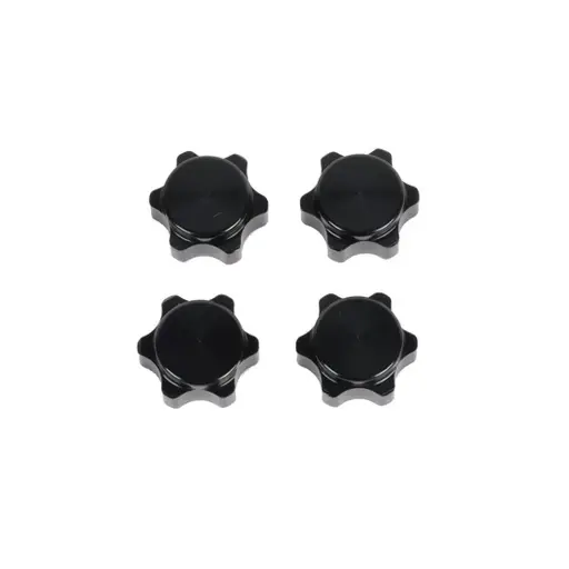 [T422574N] Lot de 4 écrous 17mm - T2M T422574N - Aluminium - 1/8