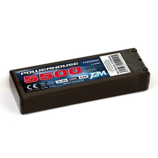 [T1355002C] Accu LiPo HV 5500 130C 7.6V - T2M T1355002C