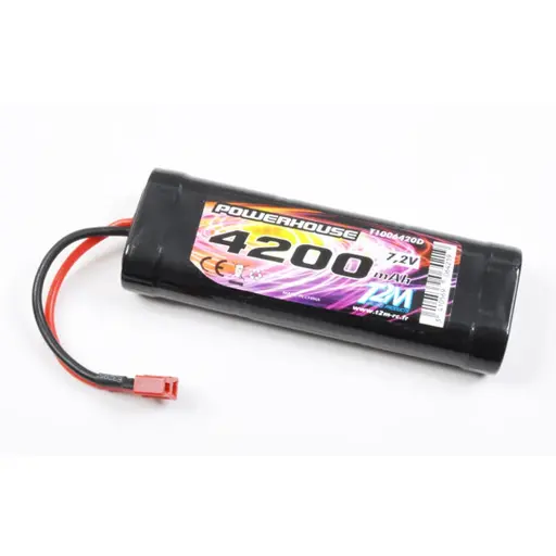 [T1006420D] Accu Ni-MH 7.2 V 4200mAh Dean - T2M T1006420D