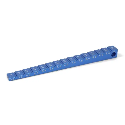 [T422640B] Cale de Réglage - 3 à 10mm - Bleu - T2M 422640B - Universelle