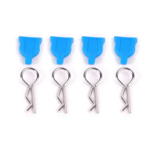 [T422670B] 4 clips de carrosserie safety bleu - T2M T422670B - 1/10