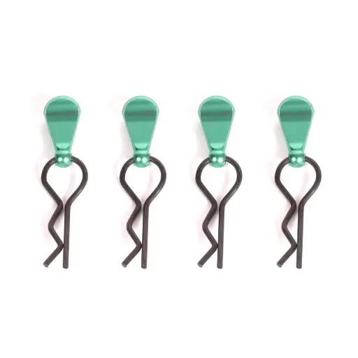 [T422671V] 4 clips de carrosserie safety vert - T2M T422671V - 1/8