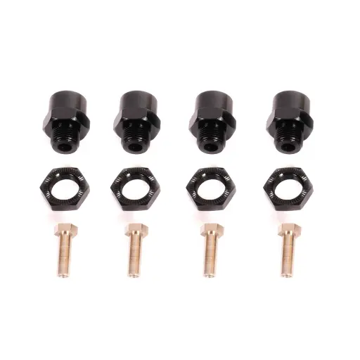 [T422674N] 4 adaptateurs noirs hexa de 12mm vers 17mm - T2M T422674N - 1/10