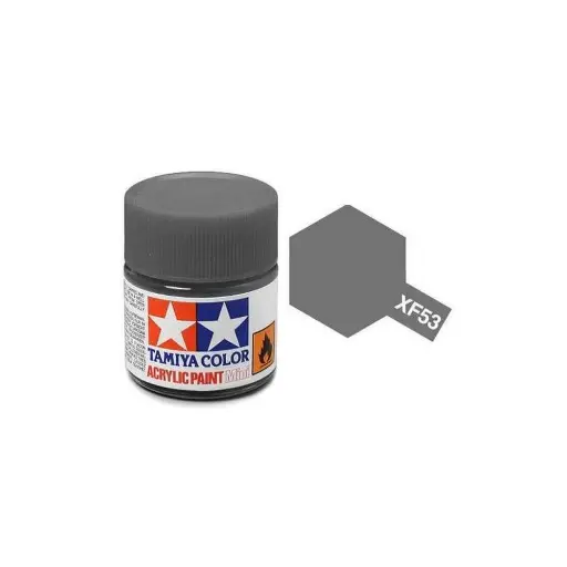 [TA81753] Peinture acrylique en pot - Gris Neutre MAT XF53 - TAMIYA 81753 - 10ml