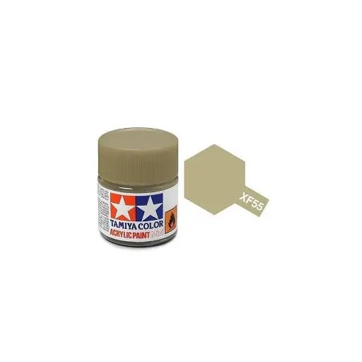 [TA81755] Peinture acrylique en pot - Beige Havane MAT XF55 - TAMIYA 81755 - 10ml