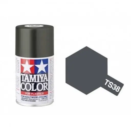 [TA85038] Peinture acrylique en spray - Gris Acier Brillant TS38 - Tamiya 85038 - 100ml