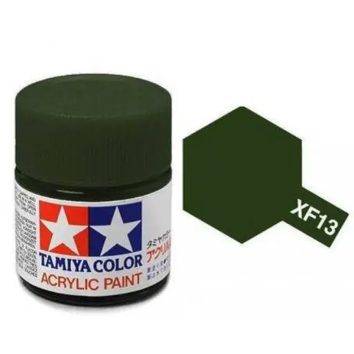 [TA81713] Peinture acrylique en pot - Vert Aviat. Japonaise Mat XF13 - Tamiya 81713 - 10ml