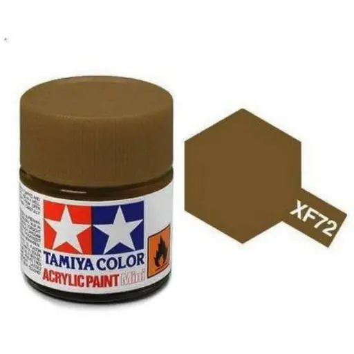 [TA81772] Peinture acrylique - couleur Brun JGSDF MAT XF72 - TAMIYA 81772 - 10ml