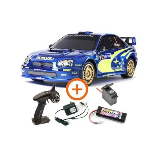 [47372L] Voiture électrique - Subaru Impreza - Mexico 04 TT01E KIT - Tamiya 47372L - 1/10