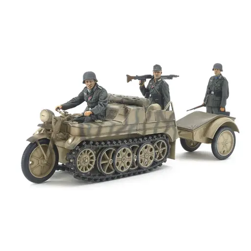 [TA35377] Véhicule militaire Sd.Kfz.2 et soldats - TAMIYA 35377 - 1/35