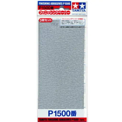 [TA87059] Sachets de Papiers Abrasif P1500 x3 - Tamiya 87059