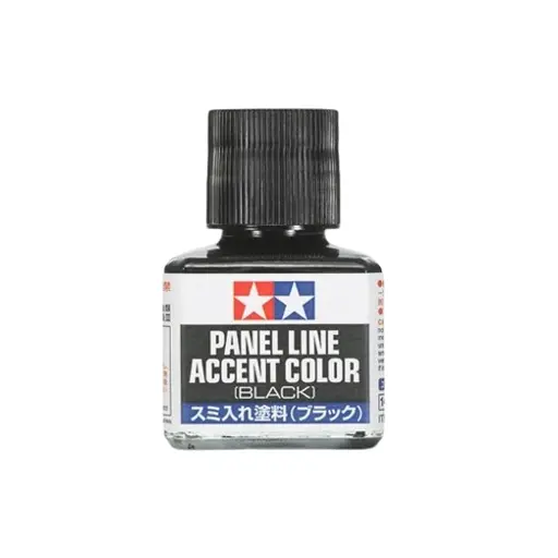 [TA87131] Jus de Finition Enamel Noir - TAMIYA 87131 - 40 mL