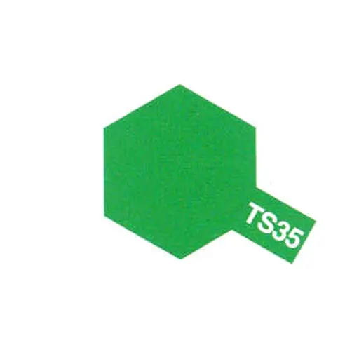 [TA85035] Peinture acrylique en spray - Vert Pré Brillant TS-35 - TAMIYA 85035 - 100ml