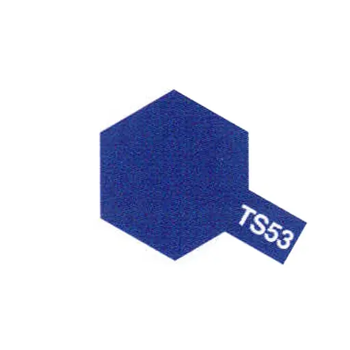 [TA85053] Peinture acrylique en spray - Bleu Foncé Métal Brillant TS-53 - TAMIYA 85053 - 100ml