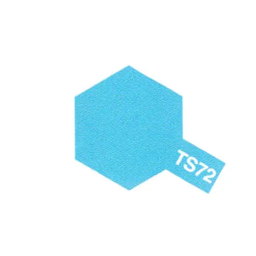 [TA85072] Peinture acrylique en spray - Bleu Translucide TS-72 - TAMIYA 85072 - 100ml