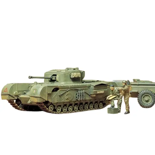 [TA35100] Churchill Crocodile & Remorque - Tamiya 35100 - 1/35