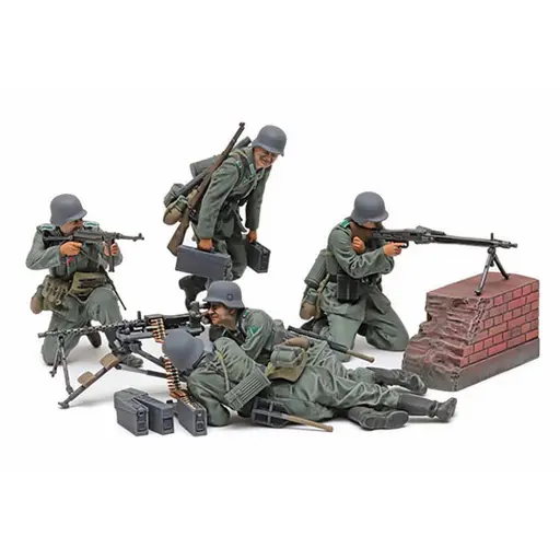 [TA35386] Mitrailleurs Allemands MG42 - Tamiya 35386 - 1/35 - 5 personnages