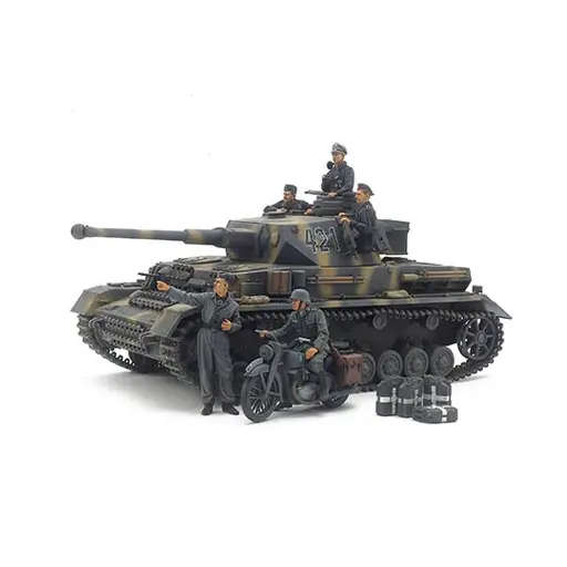 [TA25209] Char Panzer IV Ausf.G et Motocycliste - Tamiya 25209 - 1/35