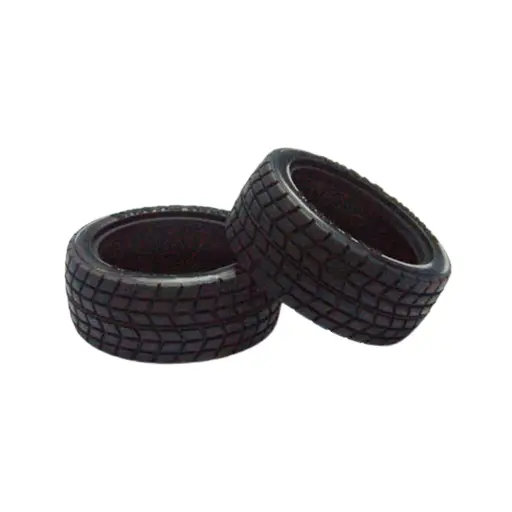 Pneus racing radial 26 mm - Tamiya 50419 - 1/10 - 2 pièces