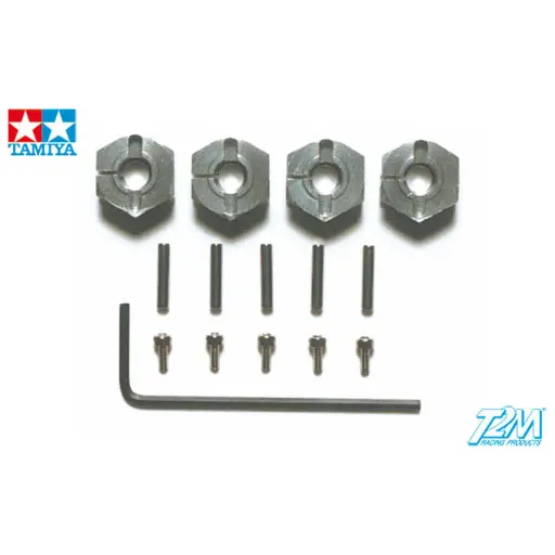 [TA53569] Lot de 4 hexagones de roue 6mm - Tamiya 53569 - 1/10