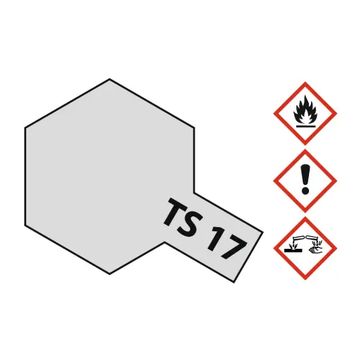 [TA85017] Aluminium argent brillant - Tamiya TS-17 - 100 ml