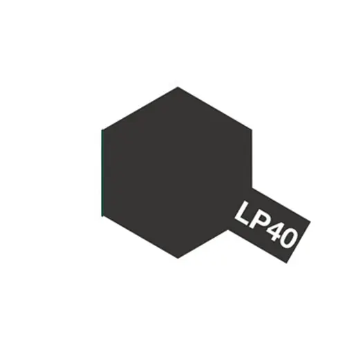 [TA82140] Noir métal LP40 - Tamiya 82140 - 10ml