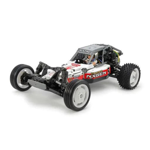 [TA58741L] Lot Buggy Fighter NXGEN DT04 en kit + Radio Racer + Accu NimH + Chargeur + Servo - Tamiya 58741L - 1/10
