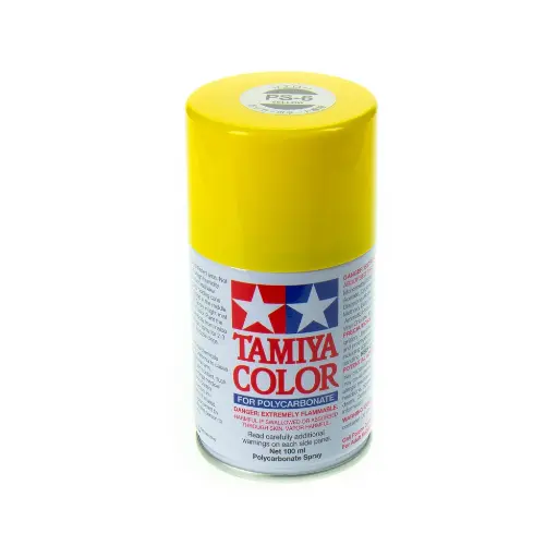[TA86006] Peinture Lexan Jaune PS-6 - Tamiya 86006