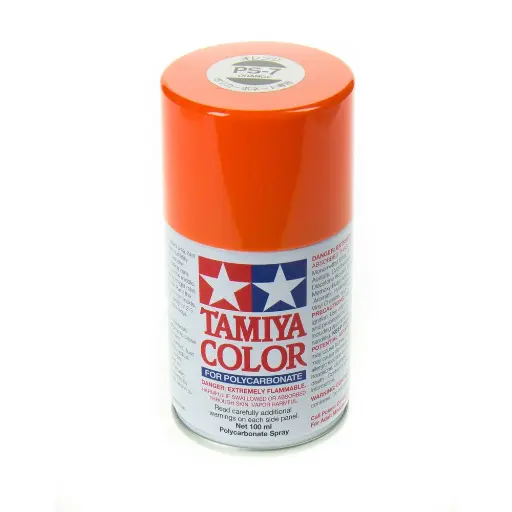 [TA86007] Peinture Lexan Orange PS-7 - Tamiya 86007